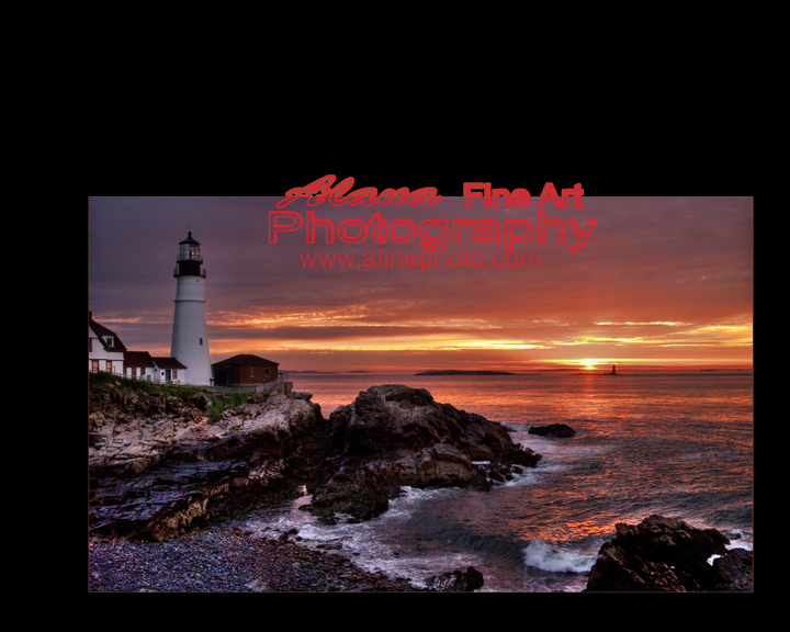 Portland head lighthouse award winning image